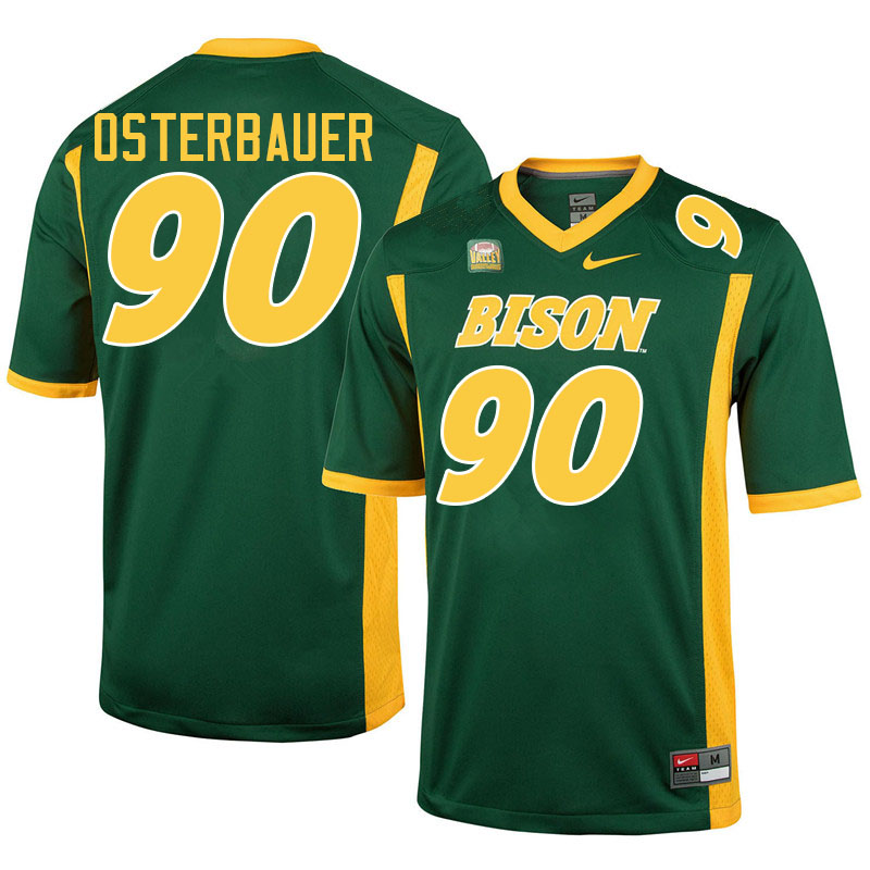 North Dakota State Bison #90 Wyatt Osterbauer College Football Jerseys Stitched-Green